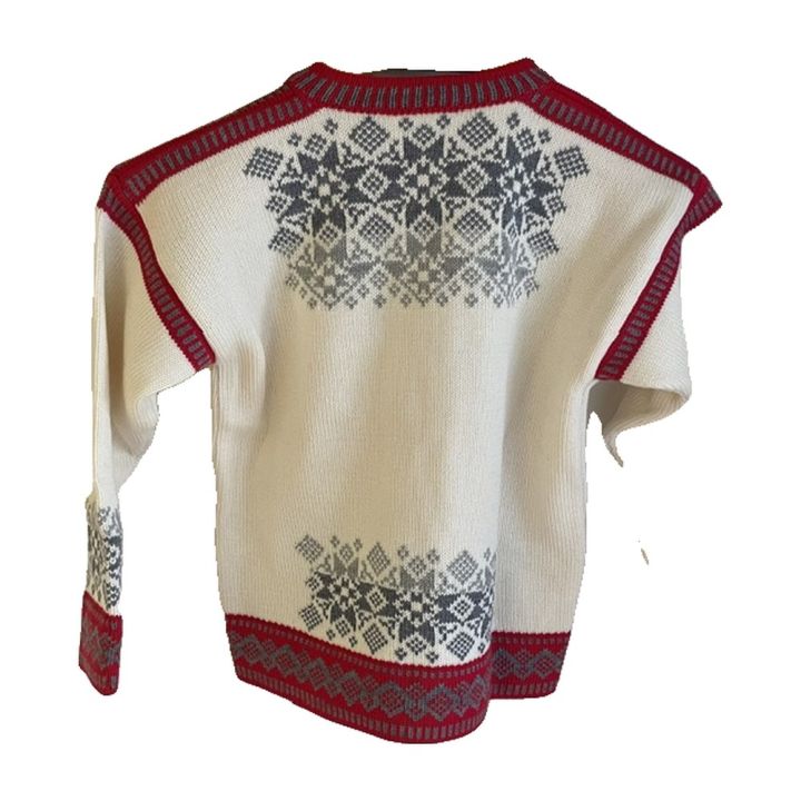 Gilet enfant à fermoirs - ROUGE ET CRÈME
