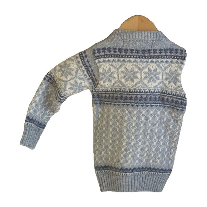 Gilet nordique enfant - GRIS BLEU