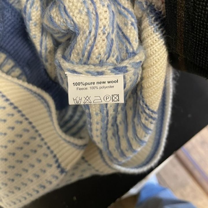 Children's reindeer cardigan - BLUE