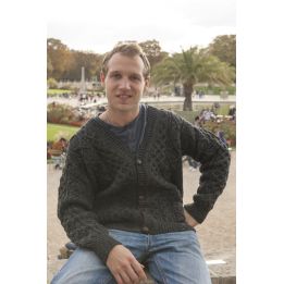 Gilet cardigan noir