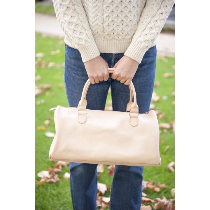 sac en cuir naturel trend 40 cm sur 21 cm