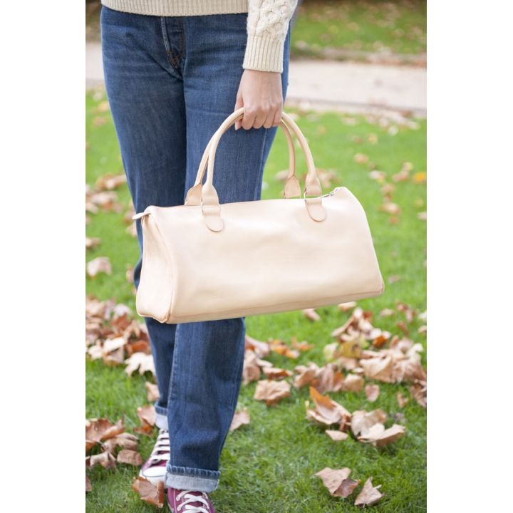 sac en cuir naturel trend 40 cm sur 21 cm